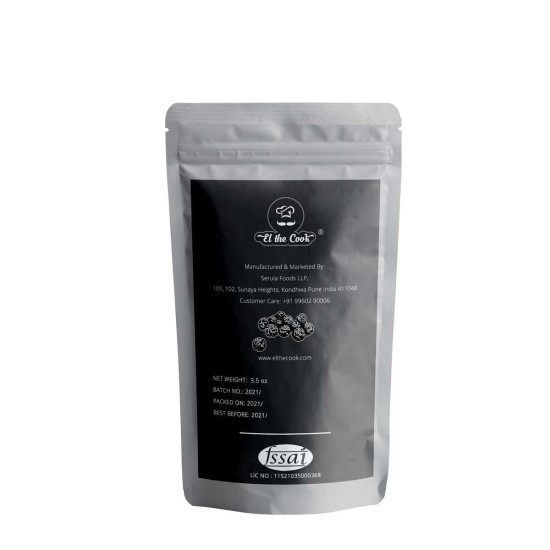 El The Cook Black Peppercorns 50gm - Premium Quality Spice