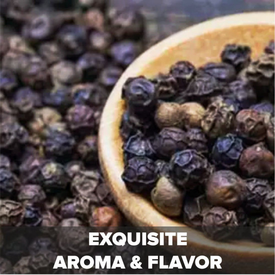 El The Cook Black Peppercorns 50gm - Premium Quality Spice