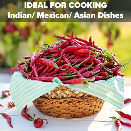 El The Cook Dried Spicy Red Chilis 50g - Authentic Spice for Culinary Delights