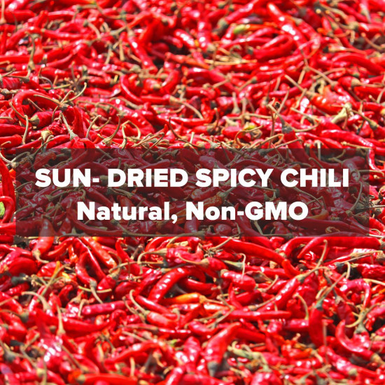El The Cook Dried Spicy Red Chilis 50g - Authentic Spice for Culinary Delights