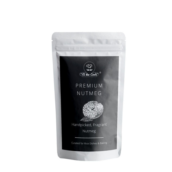 El The Cook Nutmeg or Jaiphal 50gm - Rich Aroma for Culinary Delights