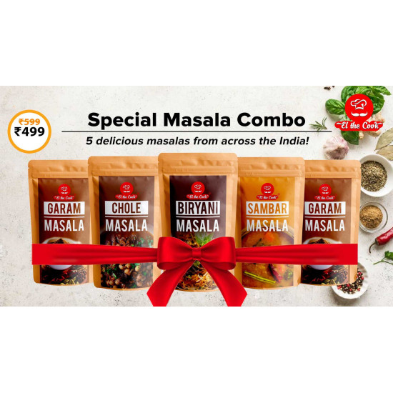 El The Cook Super Combo - Authentic Indian Spices for French Cuisine