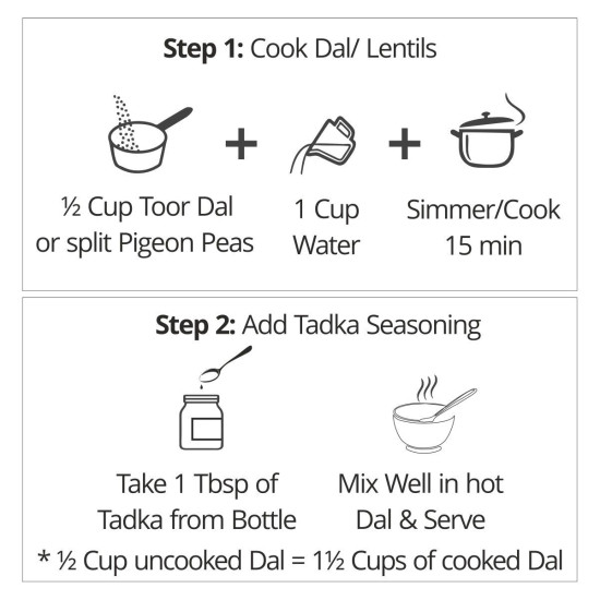 El The Cook Punjabi Dal Tadka Jar - Authentic Indian Flavors