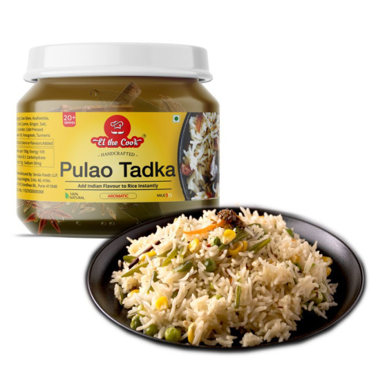 El The Cook Royal Pulao Tadka Jar - Authentic Indian Flavor