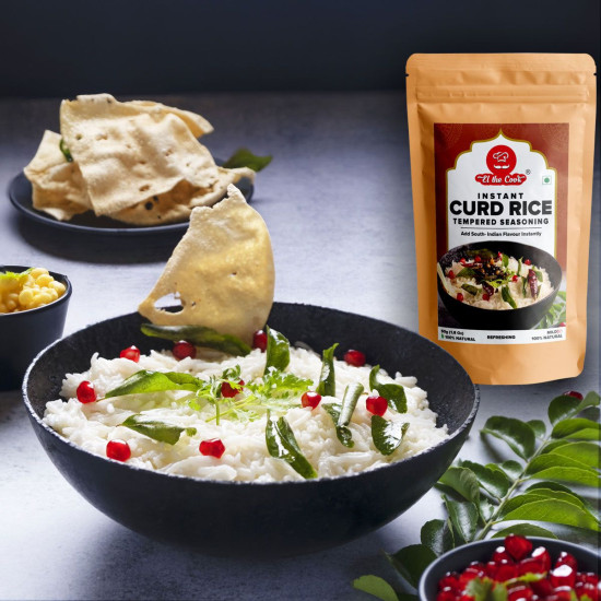 El The Cook Curd Rice Tadka Sachet - Authentic Indian Flavor