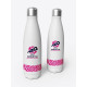 ICC Men's T20 WC-24 White and Pink Printed Stainless Steel Bottle - Stylish Sports Accessory