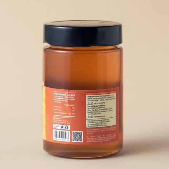 Isha Life Tulsi Honey (500gm) - Natural Immunity Booster