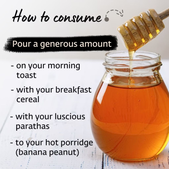 Isha Life Tulsi Honey (500gm) - Natural Immunity Booster