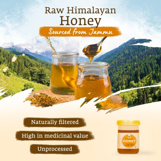 Isha Life Raw and Wild Himalayan Honey - Pure and Natural