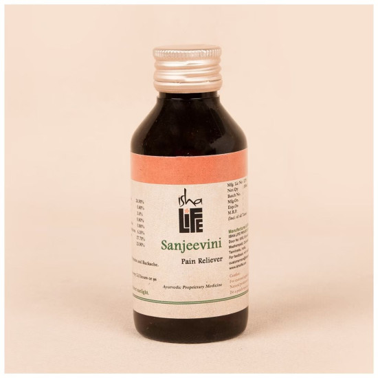 Isha Life Sanjeevini Pain Reliever Oil - 100% Natural Ancient Formula