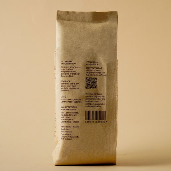 Isha Life Instant Sanjeevini Multigrain Health Drink Mix - Traditional Recipe, No Added Sugar