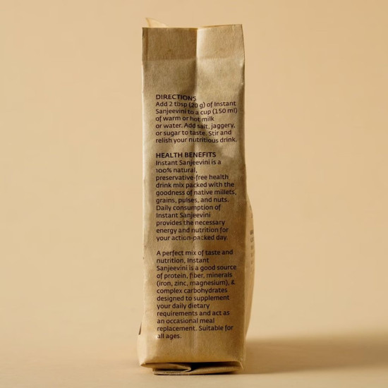 Isha Life Instant Sanjeevini Multigrain Health Drink Mix - Traditional Recipe, No Added Sugar