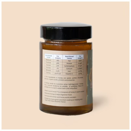Isha Life Natural Kashmir Honey - Pure & Energy-Boosting