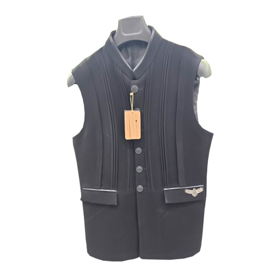 Men's Grey Designer Nehru Jacket - Elegant Wedding & Festival Wear