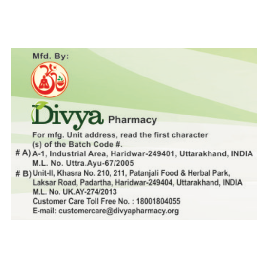 Divya Chitrakadi Vati 20 g - Ayurvedic Digestive Support