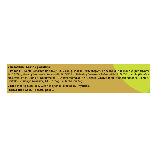 Divya Navayas Lauh 10g - Premium Ayurvedic Herbal Supplement