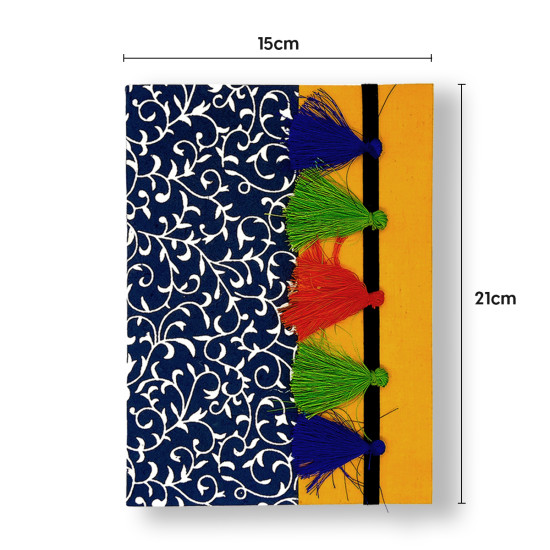 NeuOrigin Handmade Paper Eco-Friendly Notebooks - Vibrant Colors and Tassel Included