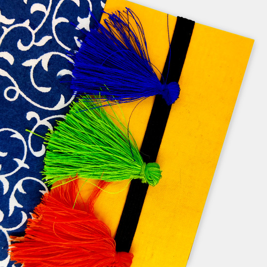 NeuOrigin Handmade Paper Eco-Friendly Notebooks - Vibrant Colors and Tassel Included