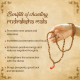 NeuOrigin Sacred Rudraksha Mala - 108 Beads 5 Mukhi - Handmade for Spiritual Awakening