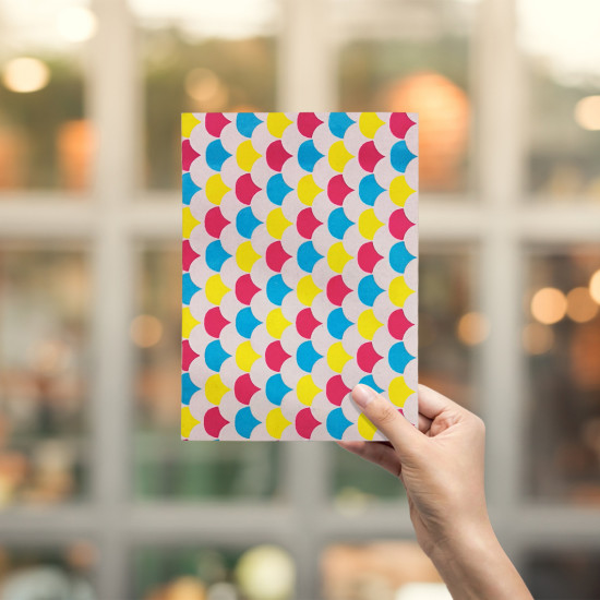 NeuOrigin Handmade Paper Notebook - White Elegance with Patterned Design NeuOrigin Handmade Paper Notebook - White Elegance with Patterned Design