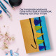 NeuOrigin Handmade Paper Eco-Friendly Notebooks - Vibrant Colors, Tassel and Bookmark Included