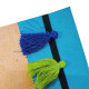 NeuOrigin Handmade Paper Eco-Friendly Notebooks - Vibrant Colors, Tassel and Bookmark Included