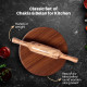 NeuOrigin Sheesham Wood Chakla Belan - Durable & Natural Chapati Prep Set