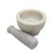 NeuOrigin Marble Mortar and Pestle Set - Premium Stone Grinder for Kitchen