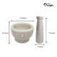 NeuOrigin Marble Mortar and Pestle Set - Premium Stone Grinder for Kitchen