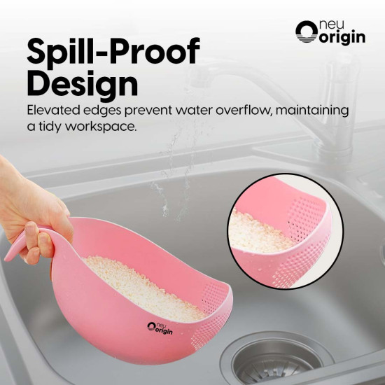 NeuOrigin Rice Washer and Quinoa Strainer - Easy-to-Use Kitchen Cleaning Tool