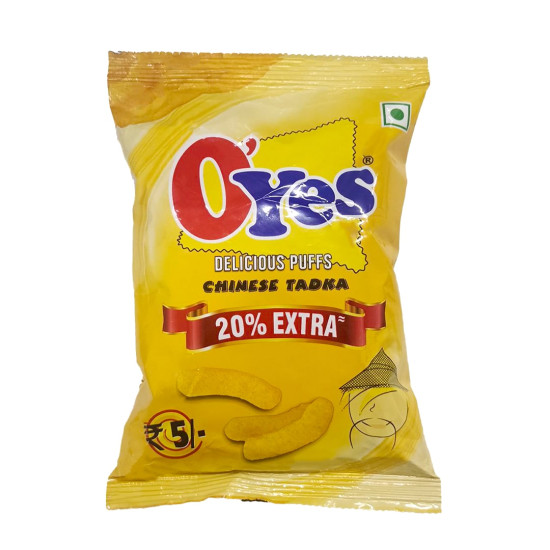 O'Yes Delicious Puffs Chinese Tadka - Crunchy Snack Delight O'Yes Delicious Puffs Chinese Tadka - Crunchy Snack Delight