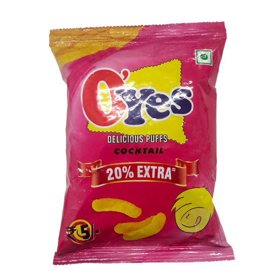 O'Yes Delicious Puffs Cocktail Tadka - A Symphony of Tangy Flavors O'Yes Delicious Puffs Cocktail Tadka - A Symphony of Tangy Flavors