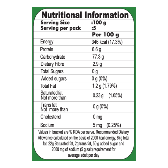 Patanjali Poha 500 g - Nutritious Breakfast Option